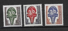 Polynésie N° 1 à 3 **  Et 5 à 7** Et 9 Taxe - Postage Due