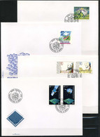 Z18a-7 Bel Ensemble De 5  Enveloppes 1er Jour De Liechtenstein Soit 0.20 Cts L'enveloppe  A Saisir !!! - Lettres & Documents