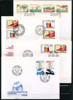 Z18a-7 Bel Ensemble De 5  Enveloppes 1er Jour De Liechtenstein Soit 0.20 Cts L'enveloppe  A Saisir !!! - Storia Postale