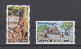 Polynesia Tahiti 1989 Copra Industry Stamp Set ,Scott#505-506,MNH,OG,VF - Tahití