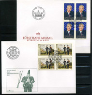 Z18a-8 Bel Ensemble De 5  Enveloppes 1er Jour De Liechtenstein Soit 0.20 Cts L'enveloppe  A Saisir !!! - Cartas & Documentos