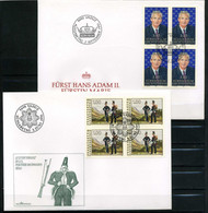 Z18a-8 Bel Ensemble De 5  Enveloppes 1er Jour De Liechtenstein Soit 0.20 Cts L'enveloppe  A Saisir !!! - Storia Postale