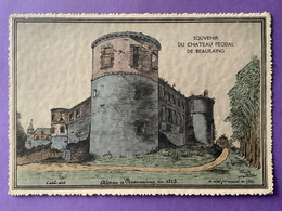 Belgique    CPSM     Souvenir Du Château De BEAURAING   Illustration     Très Bon état - Beauraing