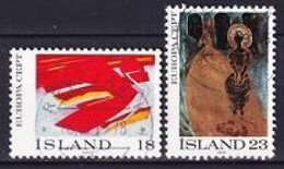 1975. Iceland. Europa (C.E.P.T.) - Paintings. Used. Mi. Nr. 502-03 - Usados