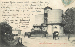 ORMOY VILLERS - Le Passage à Niveau.(château D'eau). - Châteaux D'eau & éoliennes