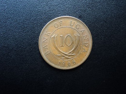 OUGANDA * : 10 CENTS   1966      KM 2       SUP - Uganda