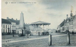 EECKLOO   LA GRAND'PLACE ET L'HOTEL DE VILLE   ( SBP )     2 SCANS - Eeklo