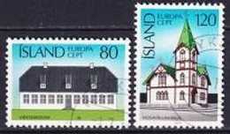 1978. Iceland. Europa (C.E.P.T.) - Architecture. Used. Mi. Nr. 530-31 - Oblitérés