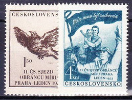 ** Tchécoslovaquie 1953 Mi 776-7 (Yv 682-3), (MNH)** - Ungebraucht