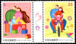 China Taiwan 2015 International Stamp Exhibition TAIPEI 2015 — Family Comes First 2v MNH - Neufs