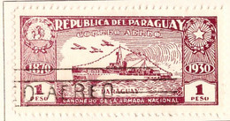 PIA - PARAGUAY -1931 : Francobolli Di Posa Aerea - 60° Della Costituzione E Cannoniera Paraguay - (Yv P.A.  39-43) - Paraguay