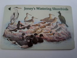 VERENIGD KONINKRIJK / JERSEY  /JERSEYS WINTERING SHOREBIRDS      USED CARD    **11362** - [ 7] Jersey Und Guernsey