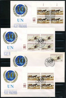 Z6a-3 Bel Ensemble De 5 Enveloppes  FDC, 1er Jour Des Nations Unies Soit 0.20 Cts L'enveloppe  A Saisir !!! - FDC