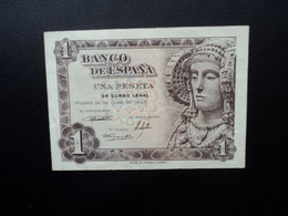 ESPAGNE * : 1 PESETA  19.6.1948     CB 123 / CMB 443 / P 135a   TTB+  ** - 1-2 Peseten