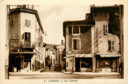 Loriol * Rue Et Le Centre Du Village * Coiffeur - Autres & Non Classés