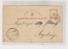 CROATIA HUNGARY ZVECEVO Postal Stationery To Germany - Kroatien