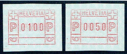 Suisse - Timbre Automate ** -  50 Et 100 - Automatic Stamps