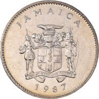 Monnaie, Jamaïque, Elizabeth II, 10 Cents, 1987, Franklin Mint, SPL - Giamaica