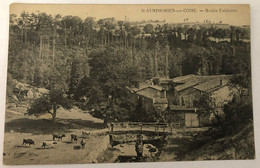 CPA 69 SAINT SYMPHORIEN SUR COISE Moulin Fulchiron 1924 - Saint-Symphorien-sur-Coise