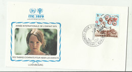 UNO UNICEF 1979 LUXEMBURG - Cartas & Documentos