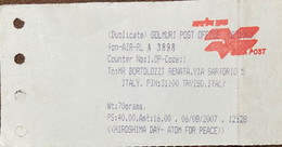 Uranium, Nuclear, Radioactivity, Atom Bomb, Hiroshima, Japan, Chemistry, Slogan On Receipt,unusual Item,india - Atomenergie