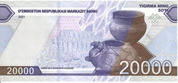 Uzekistan New 20000 Sum 2021 UNC - Uzbekistan