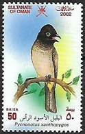 Oman - MNH ** 2002 :   White-spectacled Bulbul  -  Pycnonotus Xanthopygos - Uccelli Canterini Ed Arboricoli