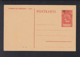 Liechtenstein GSK Mit Aufdruck Ungebraucht - Stamped Stationery