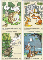 FRANCE  Jean De La FONTAINE : 6 Cartes Postales Prétimbrées Et Illustrées - Collections & Lots: Stationery & PAP