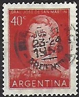 Argentina 1956 - Mi 621 II - YT 568 ( José Francisco De San Martín ) - Usados