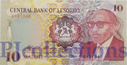 LESOTHO 10 MALOTI 1990 PICK 11a UNC - Lesotho