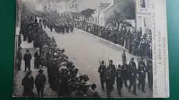 CPA BOURGES CHER 18 OBSEQUES DES VICTIMES EXPLOSIONS DU 2 11 1907 ARRIVEE DU CORTEGE ED DAMES DE FRANCE - Bourges