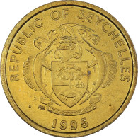 Monnaie, Seychelles, 5 Cents, 1995, British Royal Mint, SPL, Laiton, KM:47.2 - Seychellen