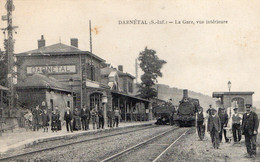 S 4  -  765  -   DARNETAL   -   ( 76 )   -      La  Gare   -   Vue  Intérieure   - - Darnétal
