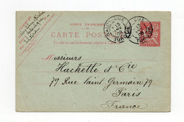 !!! ENTIER POSTAL DU LEVANT, CACHET DE SALONIQUE DE 1908 - Briefe U. Dokumente