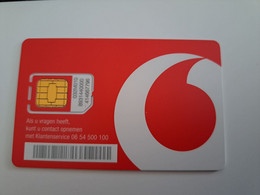 NETHERLANDS  GSM /  SIM CARD /  PROVIDER ; VODAFONE RED DIFF CHIP      /   MINT  CARD  ** 11418** - Publiques