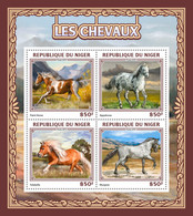 2016 NIGER MNH  HORSES  |  Yvert&Tellier Code: 3695-3698  |  Michel Code: 4567-4570 - Niger (1960-...)