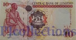 LESOTHO 10 MALOTI 2007 PICK 15e UNC - Lesoto