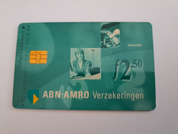 NETHERLANDS  ADVERTISING CHIPCARD HFL 2,50 IABN-AMRO - BANK       MINT    ** 11427 ** - Privées