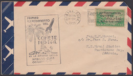FDC CUBA 1939. EXPERIMENTO DEL COHETE POSTAL. POSTAL ROCKET. - FDC
