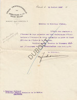 Oostende - Lettre - Union Des Armateurs à La Pêche Belge  - 1928 (V1769) - Manuscripts