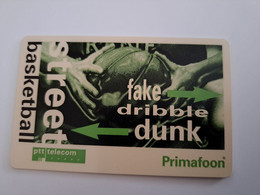 NETHERLANDS  ADVERTISING CHIPCARD HFL  5,-  STREET BASKETBAL  /      MINT    ** 11437 ** - Privées