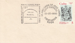 CUBA Postal Card 1,box M - Cartas