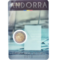 Andorre, 2 Euro, Majorité à 18 Ans, 2015, Monnaie De Paris, BU, FDC - Andorra