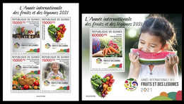 Guinea 2021 Fruits And Vegetables. (153) OFFICIAL ISSUE - Vegetazione