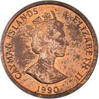 Monnaie, Îles Caïmans, Elizabeth II, Cent, 1990, SUP, Bronze, KM:87 - Iles Caïmans