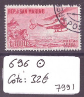 SAN MARINO - No Michel 696 ( OBLITERE )   - COTE: 32 € - !!!WARNING: NO PAYPAL!! - Usados