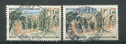24175 FRANCE N°1318a°(Maury) 1F Médéa : Monument En Vert-olive + Normal   1961  TB - Used Stamps