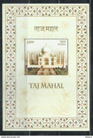 INDIA 2004 Taj Mahal 7 Wonders Of The World Monument Minisheet MINIATURE SHEET MS MNH - Hinduism