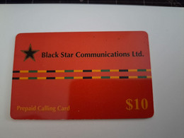 BERMUDA  $ 10,- LOGIC    / THICK CARD / BLACK STAR COMM  - 8/2001   PREPAID CARD  Fine USED  **11470** - Bermudes